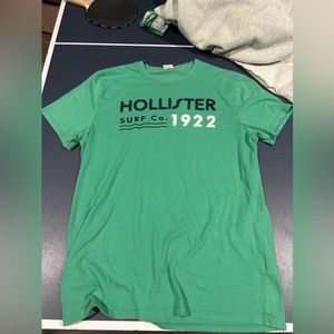 Hollister green T shirt